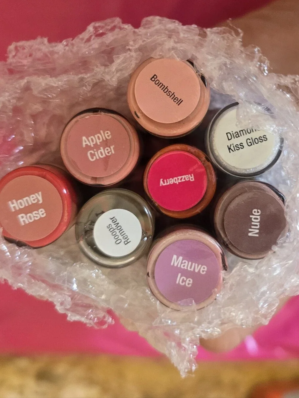 Senegence Lipsense Lip Bundle: Pink & Nude Shades, Gloss & Remover. New, Sealed
